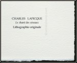 Charles Lapicque: Lithographie Gesang der V�gel, Le chant des oiseaux, 1972 Souvenirs et portraits d'artistes