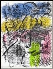 Marc Chagall: Original-Lithographie 'XXe si�cle' 1970, Frau mit Esel
