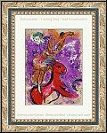 Marc Chagall: 'Kunstreiterin auf rotem Pferd' - L'�cuy�re au cheval rouge, 1957 Original-Lithographie | Drucke