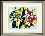 Fernand Leger: Stillleben mit Schl�ssel (Nature morte aux clefs) 1955 - Mourlot Lithographien | Werke | Drucke