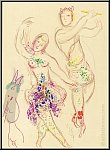 Marc Chagall: Das Ballett, Le Ballet, Daphnis & Chloe 1969 Lithografie