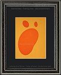 Hans (Jean) Arp: Abstrakte Komposition in Gelb und Orange, 1958, Pochoir (Schablonendruck) - Bilder | Drucke
