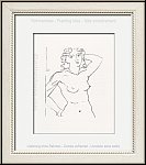 Andr� Derain: Original-Lithographie 'Buste de femme' Aktzeichnung, Frauenakt 1950 / 1972, Mourlot - Werke