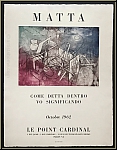 Roberto Matta: Originalplakat 