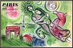 Marc Chagall: Plafond de l'Op�ra 1964, Romeo und Julia, Originalplakat